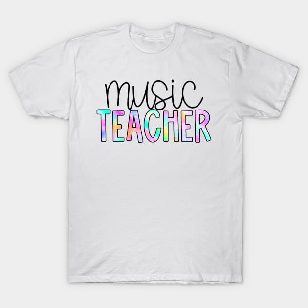 Music Teacher Pastel Neon T-Shirt by broadwaygurl18